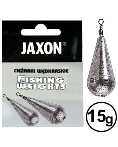 Ciężarek Jaxon Łezka Z Krętlikiem 15 2szt.