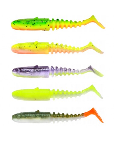 Zestaw Przynęt Na Brudną Wodę Savage Gear Gobster Shad 11.5cm 16g Dark Water Mix 5szt.