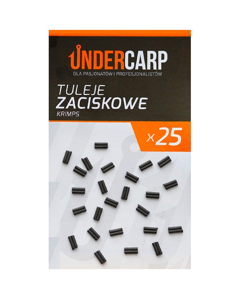 Tuleje Zaciskowe Do Przyponów Karpiowych Undercarp Krimps 0.8mm 25szt.