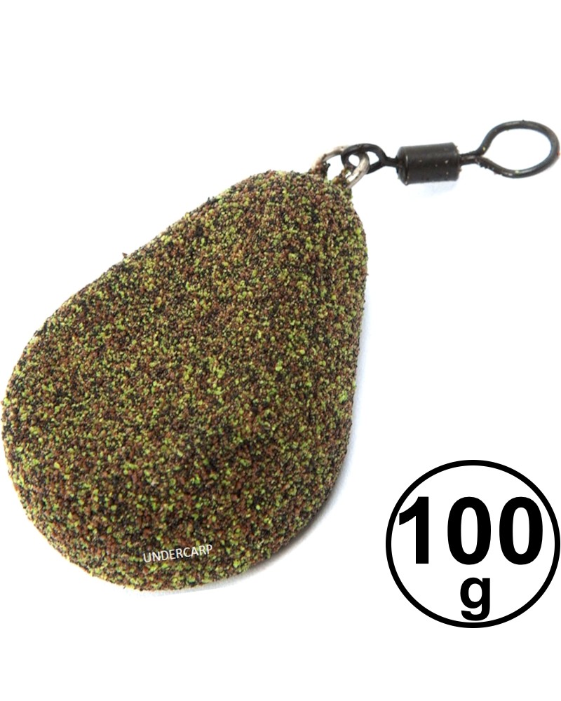 Ciężarek Karpiowy Undercarp Gruszka Z Krętlikiem Zielony 100g