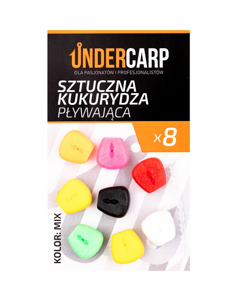 Sztuczna Przynęta Undercarp Kukurydza Corn Pływająca Mix Kolorów 10szt.