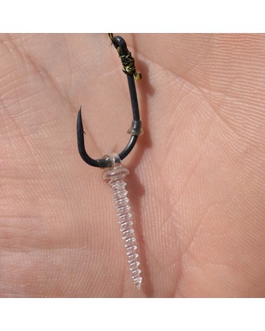 Wkrętka Undercarp 27mm Do Dużych Przynęt Bałwanków Przezroczysta 5szt.