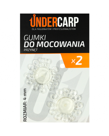 Gumki Undercarp Do Mocowania Przynęt Pelletu Dumbellsów 4mm 24szt.