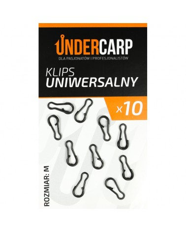 Klips Uniwersalny Undercarp Do Szybkiej Wymiany Przyponów Ciężarków Speed Links S 10szt.