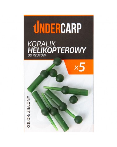 Koralik Undercarp Do Zestawów Helikoperowych Do Rzutu Zielony