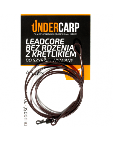 eadcore Undercarp Bez Rdzenia Z Krętlikiem Do Szybkiej Wymiany 45lbs 70cm Brązowy