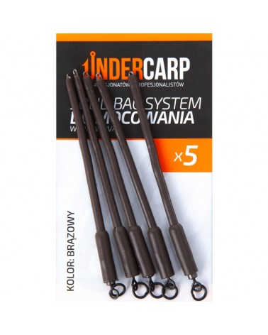 Łącznik Undercarp Solid Bag System Do Mocowania Worków Pva Brązowy 8cm 5szt.
