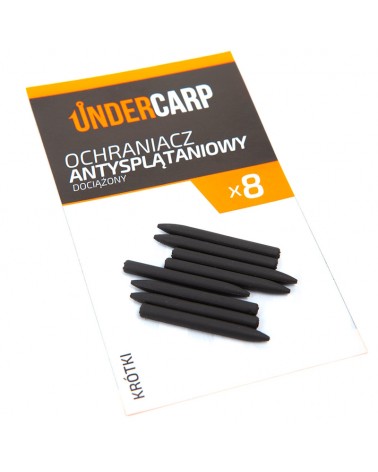Ochraniacz Antysplątaniowy Undercarp Do Przyponów Dociążony Krótki Anti Tangle Sleeves Tungsten Short 30mm 8szt.