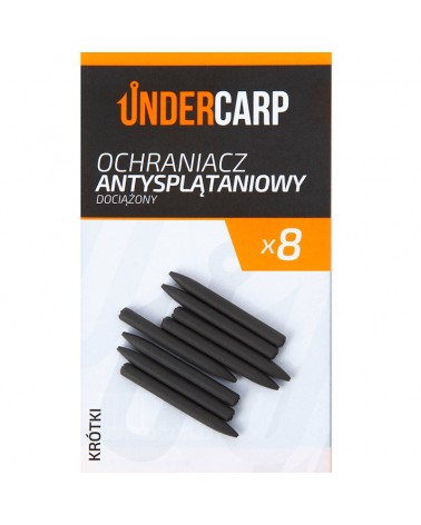 Ochraniacz Antysplątaniowy Undercarp Do Przyponów Dociążony Krótki Anti Tangle Sleeves Tungsten Short 30mm 8szt.