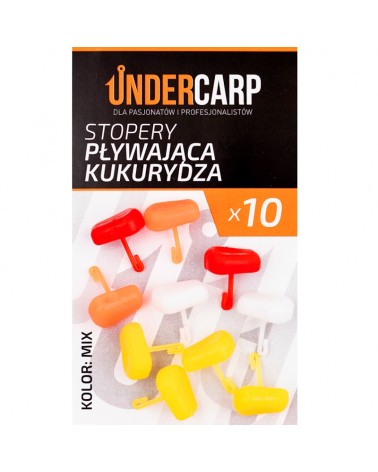 Stopery Undercarp Do Przynęt Kulek Pelletu Ziaren Pływająca Kukurydza Corn Mix Kolorów 10szt.