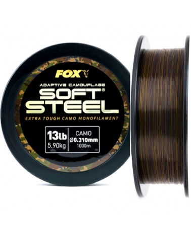 Żyłka Karpiowa Fox Adaptive Camouflage Soft Steel 0.31mm 13lb 5.9kg 1000m