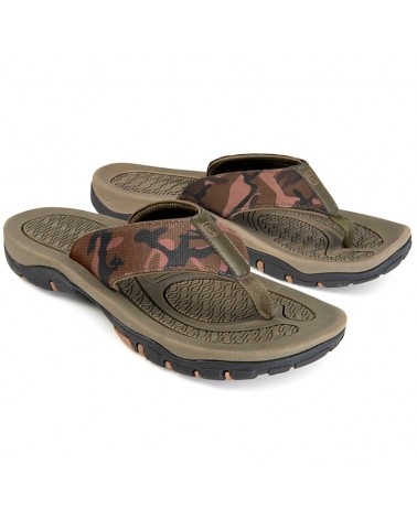 Klapki Japonki Wędkarskie Fox Flip Flop Camo Khaki Rozmiar 8/42