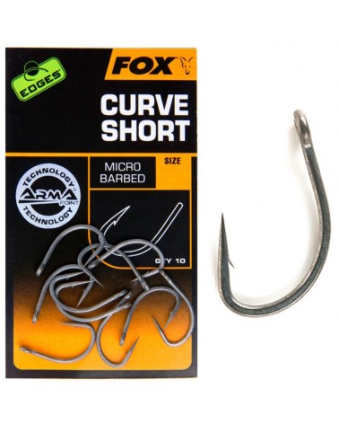 Haczyki Karpiowe Fox Edges Armapoint Curve Shank Short Nr 8 10szt.