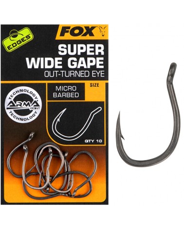 Haczyki Karpiowe Fox Edges Armapoint Super Wide Gape Out-Turned Eye Nr 2 10szt.