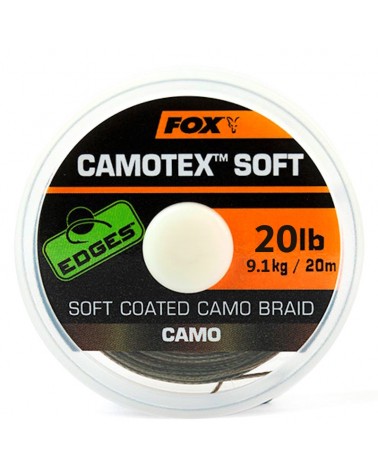 Plecionka Przyponowa Fox Edges W Otulinie Camotex Soft Camo 9.1kg 20lb 20m