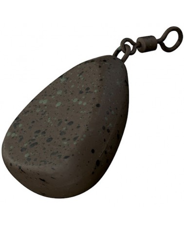 Ciężarek Karpiowy Z Krętlikiem Fox Camotex Flat Pear Swivel Lead 3.0oz 85g