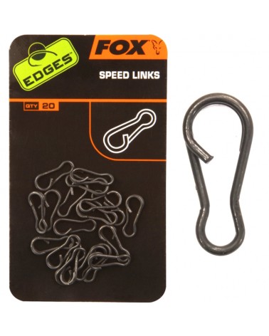 Agrafka Do Szybkiej Wymiany Przyponu Ciężarka Fox Edges Speed Links 20szt.