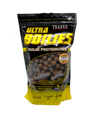Kulki Proteinowe Traper Ultra Zanętowe Czekolada 16mm 1kg