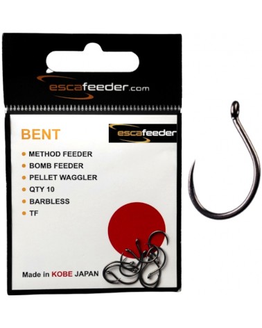 Haczyki Esca Feeder Method Bent Bez Zadzioru Nr 14 10szt.