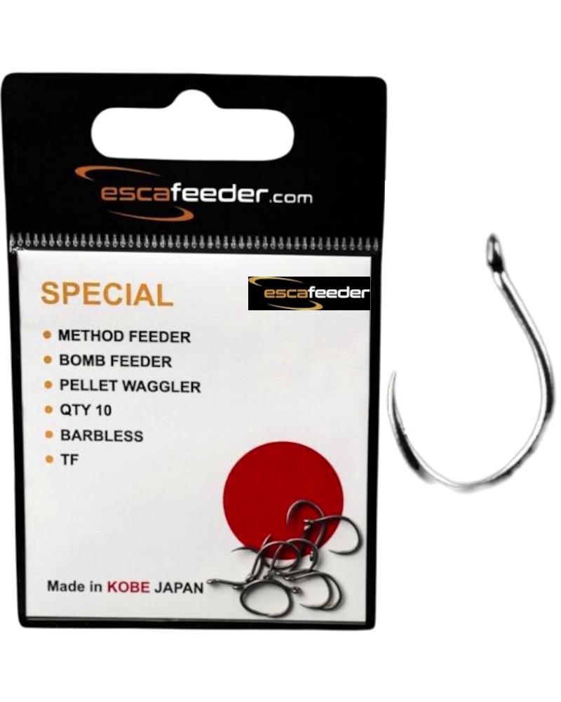 Haczyki Esca Feeder Method Special Bez Zadzioru Nr 12 10szt.