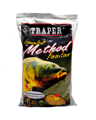 Zanęta Traper Method Feeder Marcepan Zielony Green Marzipan 750g