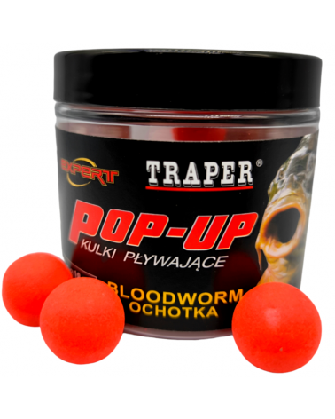 Kulki Proteinowe Traper Pływające Pop-Up Ochotka Bloodworm 18mm 50g