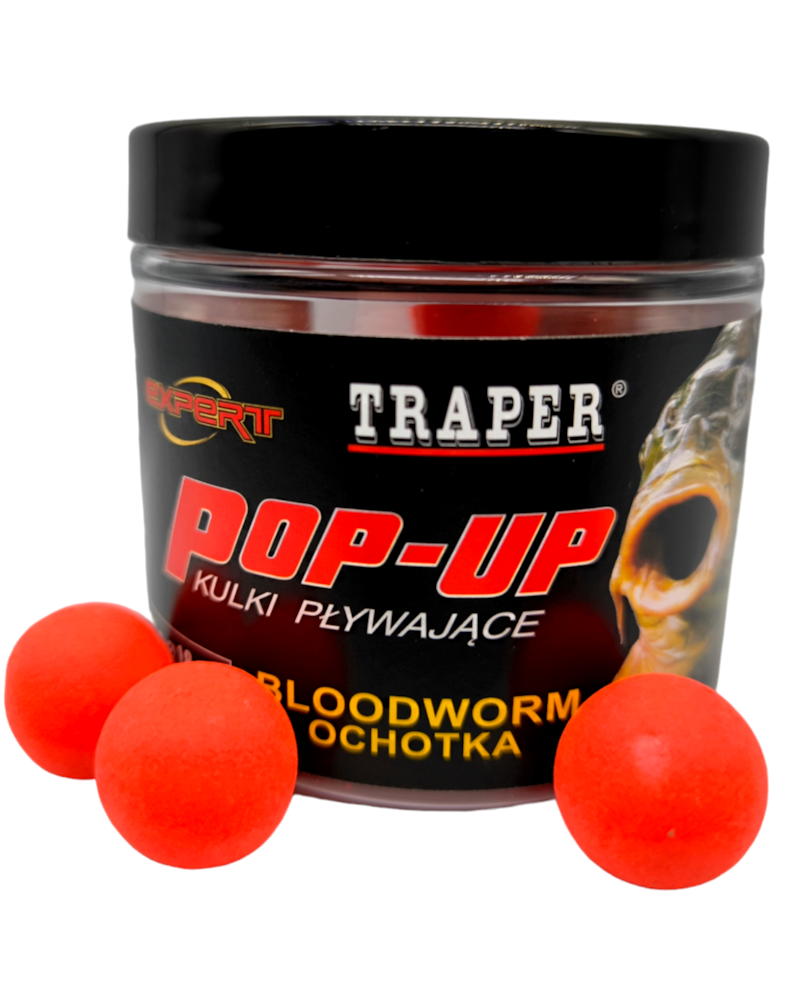 Kulki Proteinowe Traper Pływające Pop-Up Ochotka Bloodworm 18mm 50g