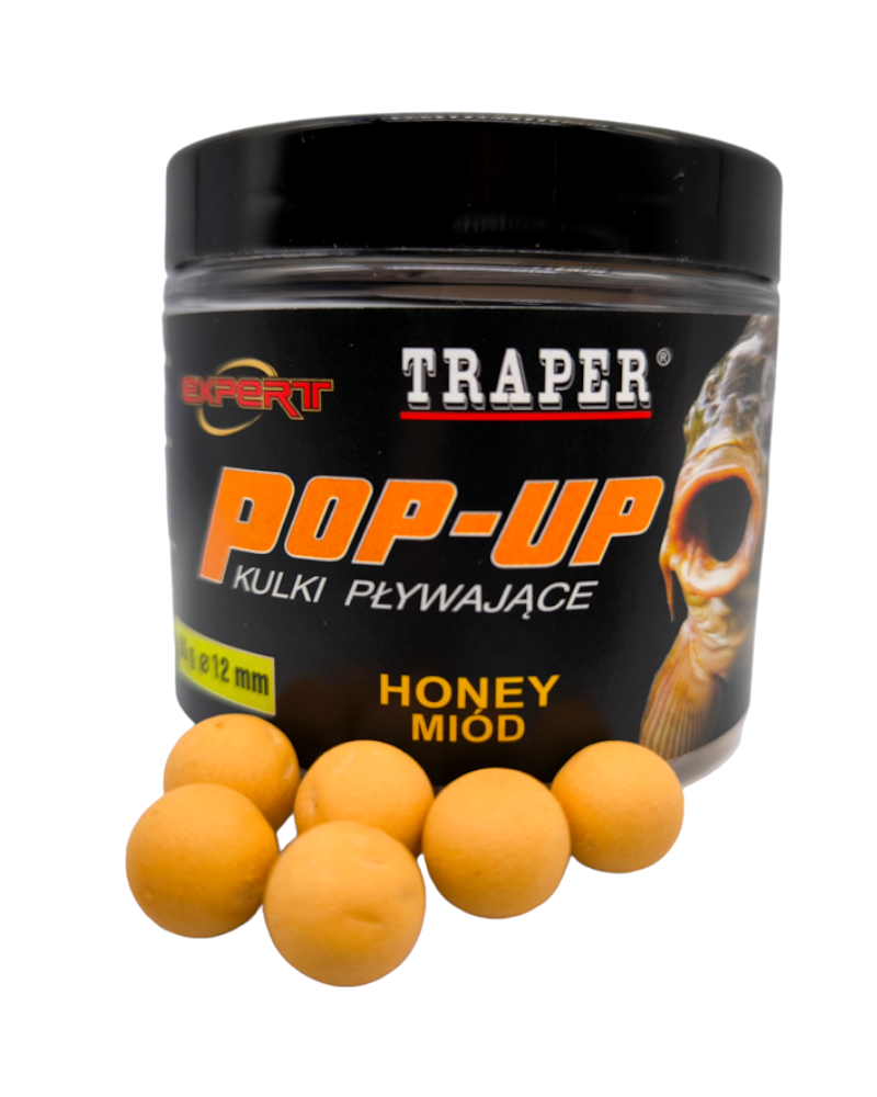 Kulki Proteinowe Traper Pływające Pop-Up Miód Honey 12mm 50g