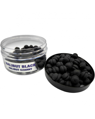 Kulki Traper Boilies Burger Method Feeder Halibut Czarny/Black 9mm/50g
