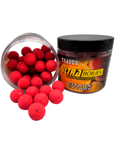 Kulki Proteinowe Traper Ultra Hakowe Cytrus Citrus 16mm 100g