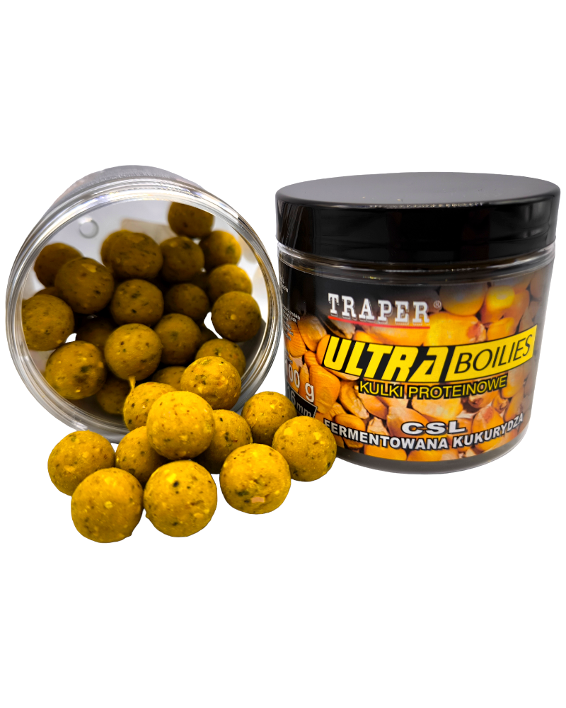 Kulki Proteinowe Traper Ultra Hakowe CSL Fermentowana Kukurydza 16mm 100g