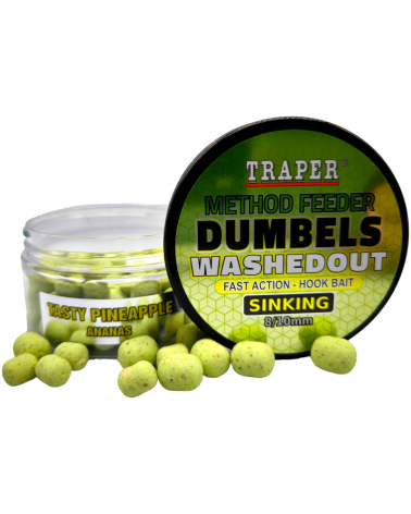 Dumbels Traper WashedOut Sinking 8-10mm/50g Ananas Tasty Pineapple