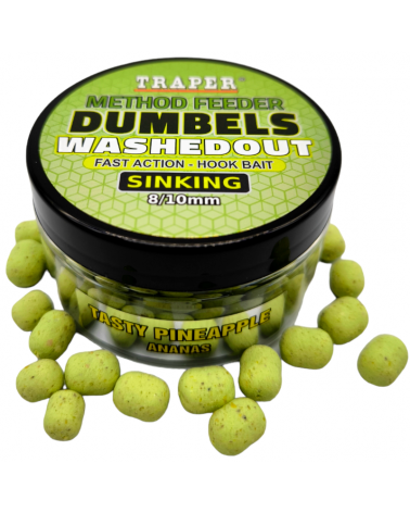 Dumbels Traper WashedOut Sinking 8-10mm/50g Ananas Tasty Pineapple