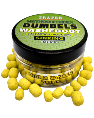 Dumbels Traper WashedOut Sinking 8-10mm/50g Wanilia Vanilla