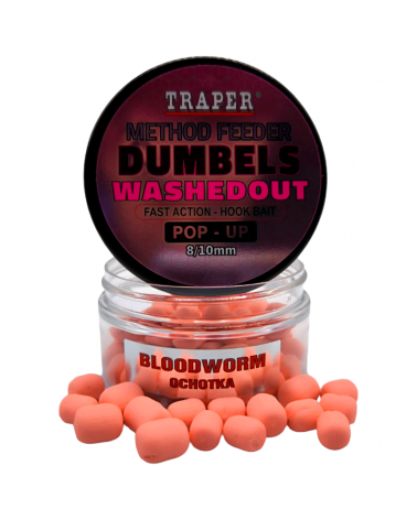 Dumbels Traper WashedOut Pop-Up 8-10mm 30g Ochotka Bloodworm