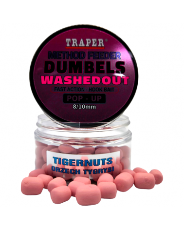 Dumbels Traper WashedOut Pop-Up 8-10mm 30g Orzech Tygrysi Tigernuts