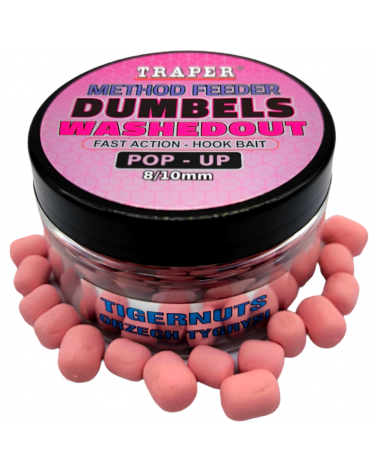 Dumbels Traper WashedOut Pop-Up 8-10mm 30g Orzech Tygrysi Tigernuts