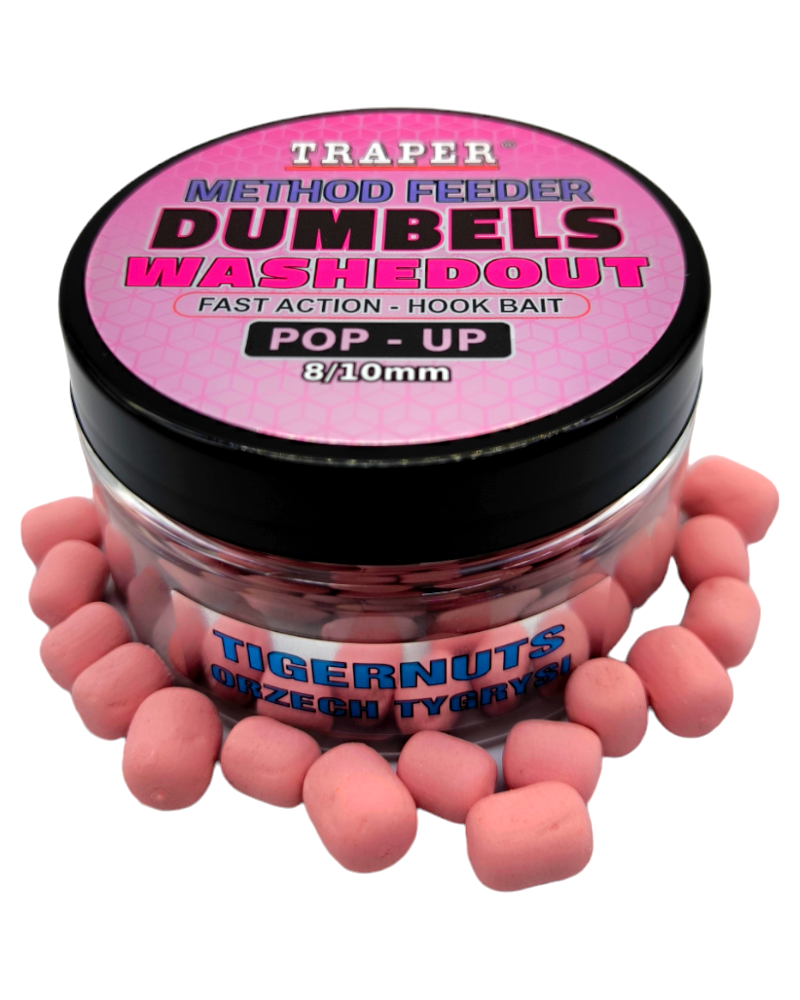 Dumbels Traper WashedOut Pop-Up 8-10mm 30g Orzech Tygrysi Tigernuts