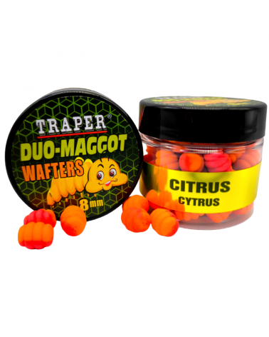 Wafters Traper Duo-Maggot Method Feeder 8mm 25g Cytrus Citrus