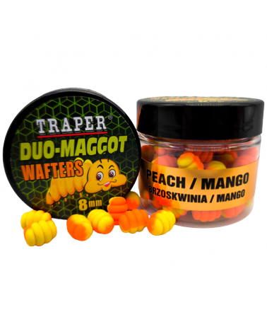 Wafters Traper Duo-Maggot Method Feeder 8mm 25g Brzoskwinia/Mango Peach/Mango
