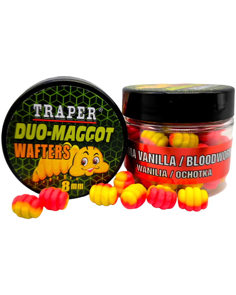 Wafters Traper Duo-Maggot Method Feeder 8mm 25g Wanilia/Ochotka Vanilla/Bloodworm