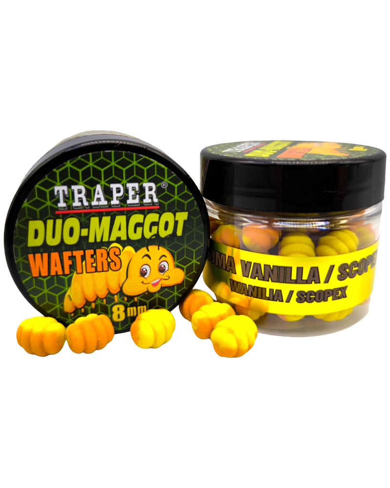 Wafters Traper Duo-Maggot Method Feeder 8mm 25g Wanilia-Vanilla/Scopex