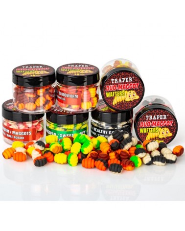 Wafters Traper Duo-Maggot Method Feeder 8mm 25g Halibut/Czosnek-Garlic