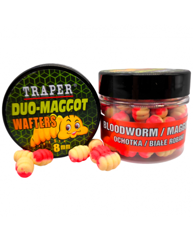 Wafters Traper Duo-Maggot Method Feeder 8mm 25g Ochotka/Białe Robaki Bloodworm/Maggots