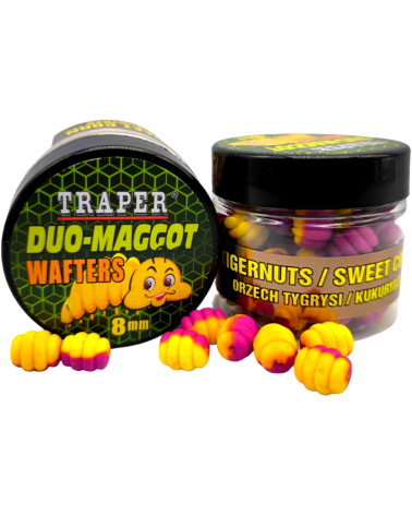 Wafters Traper Duo-Maggot Method Feeder 8mm 25g Orzech Tygrysi/Kukurydza Tigernuts/Sweetcorn