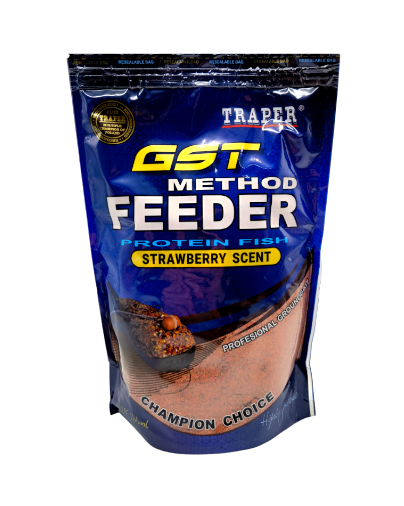 Zanęta Traper Method Feeder GST Truskawka Strawberry 750g