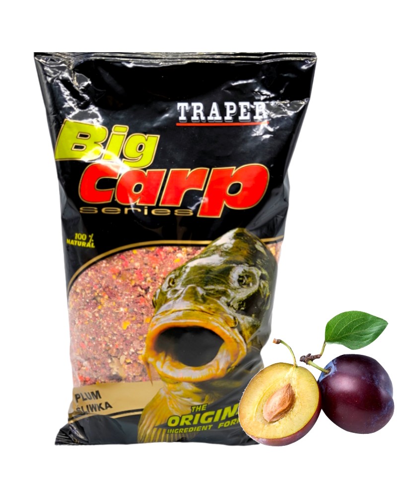 Zanęta Gruboziarnista Traper Big Carp Śliwka 1kg