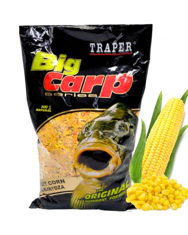 Zanęta Gruboziarnista Traper Big Carp Kukurydza 1kg