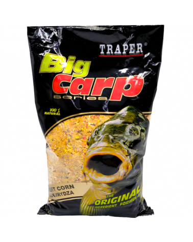 Zanęta Gruboziarnista Traper Big Carp Kukurydza 1kg