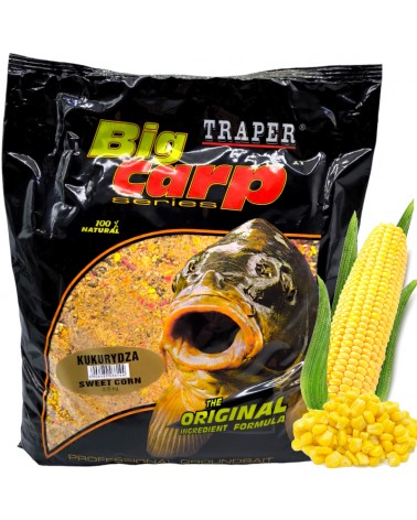 Zanęta Gruboziarnista Traper Big Carp Kukurydza 2,5kg